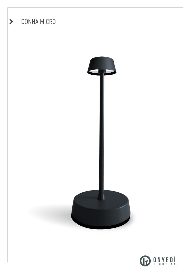 Donna Micro Şarjlı Masa Lambası01