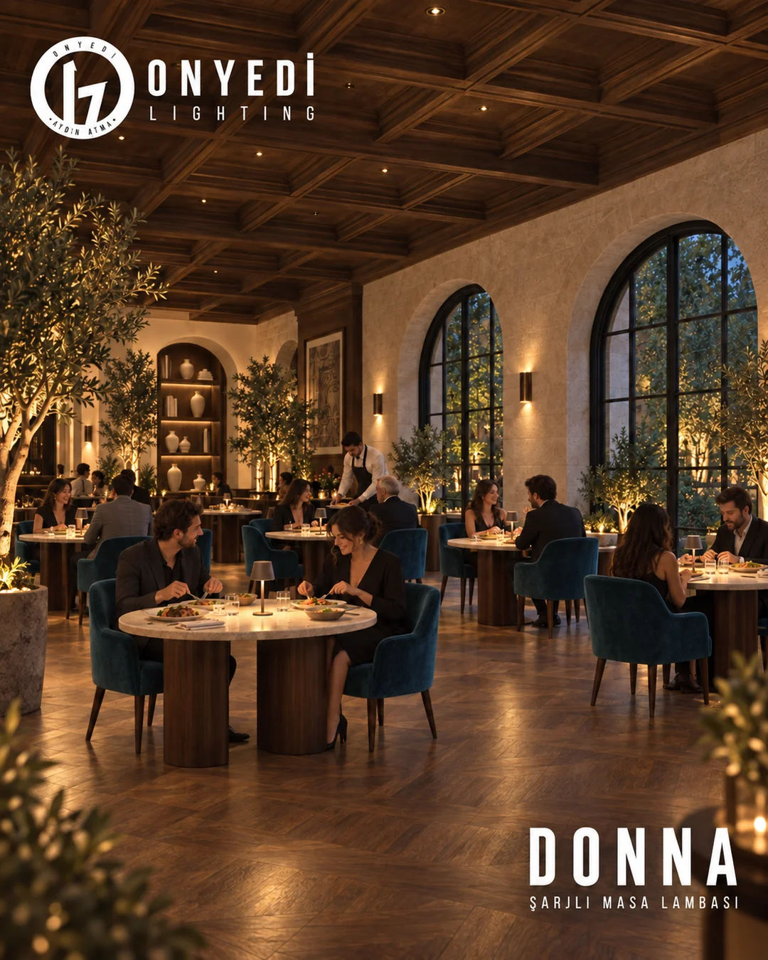 Donna Şarjlı Masa Lambası - Görsel 11