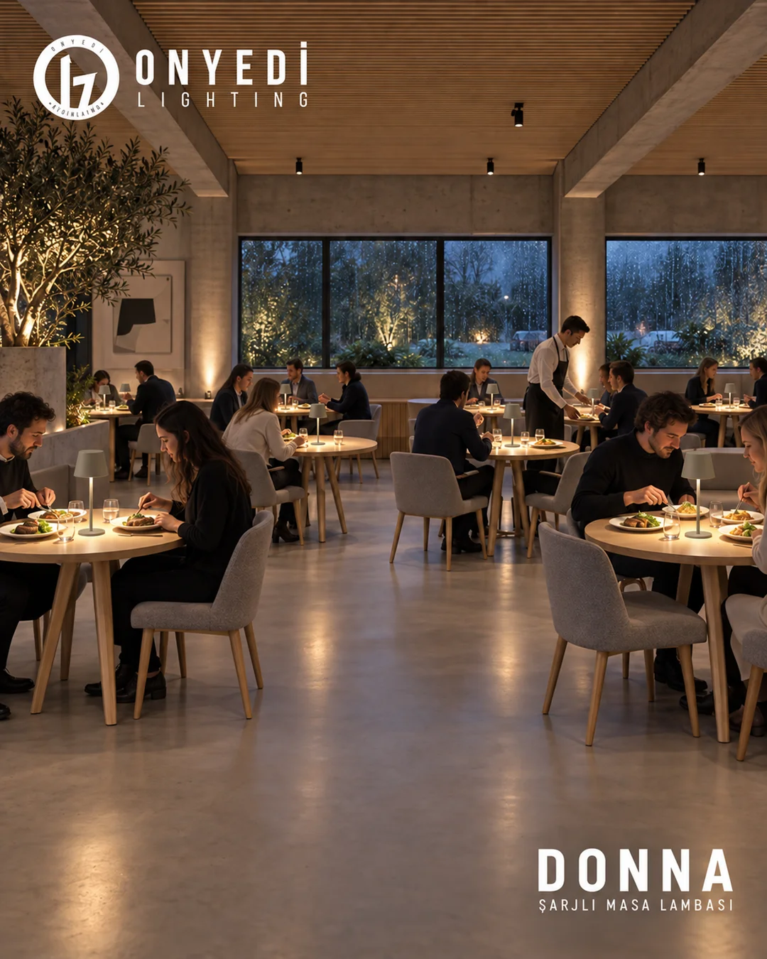 Donna Şarjlı Masa Lambası - Görsel 14