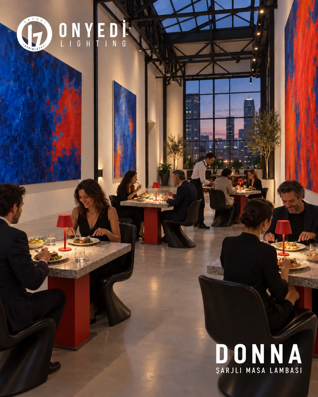 Donna Şarjlı Masa Lambası - Görsel 20