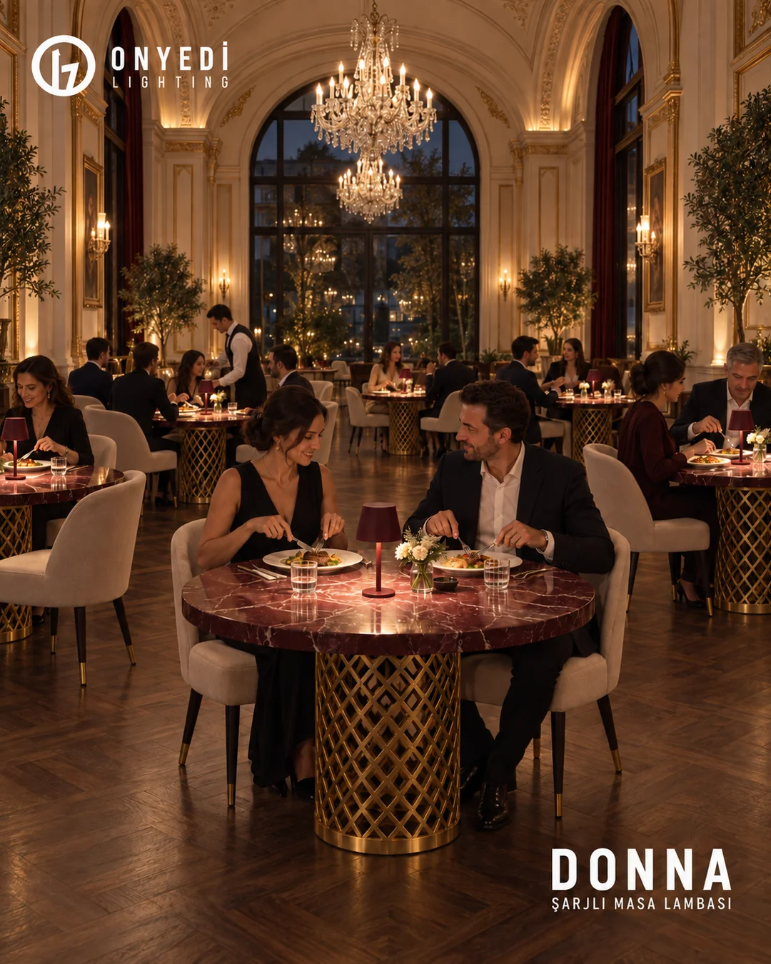 Donna Şarjlı Masa Lambası - Görsel 22