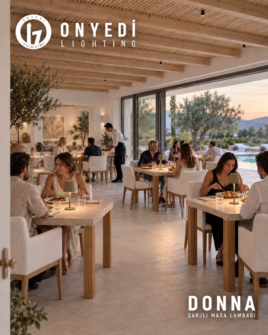 Donna Şarjlı Masa Lambası - Görsel 23