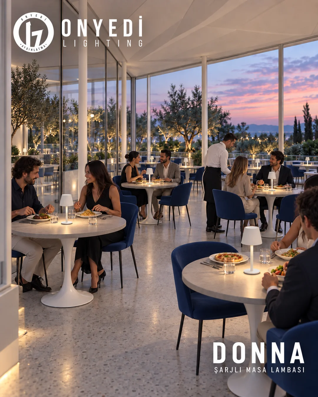 Donna Şarjlı Masa Lambası - Görsel 24