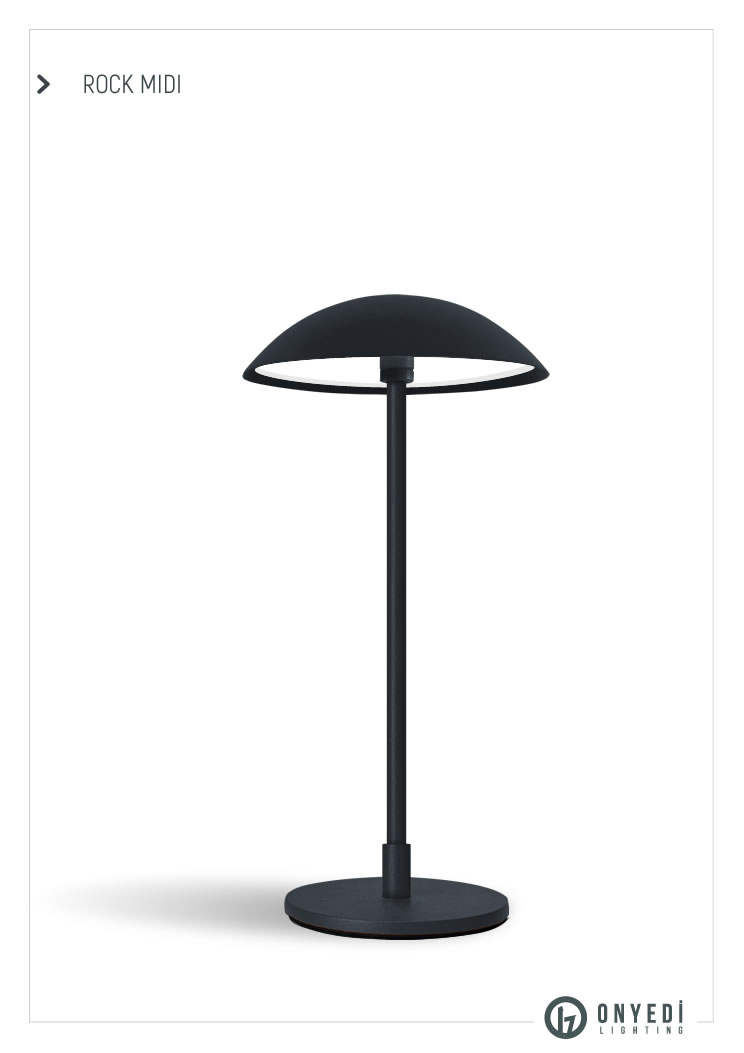 Rockmidi Şarjlı Masa Lambası01