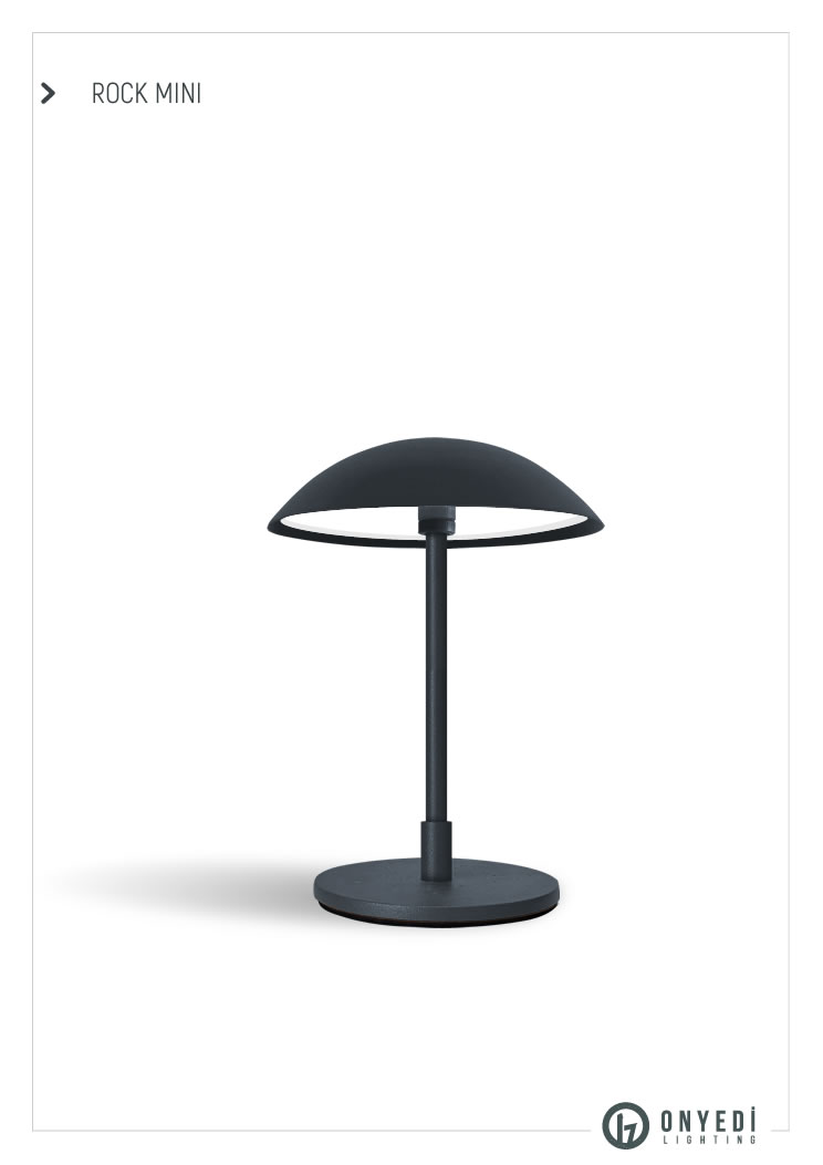 Rockmini Şarjlı Masa Lambası01