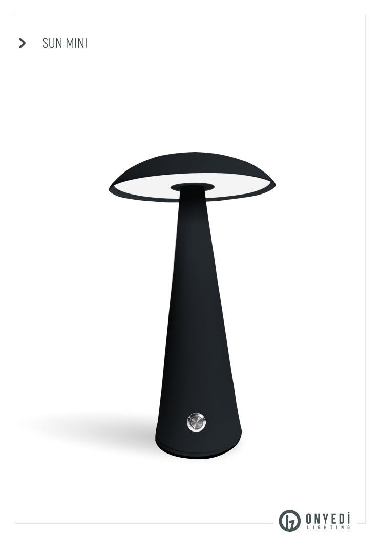 Sun Mini Şarjlı Masa Lambası