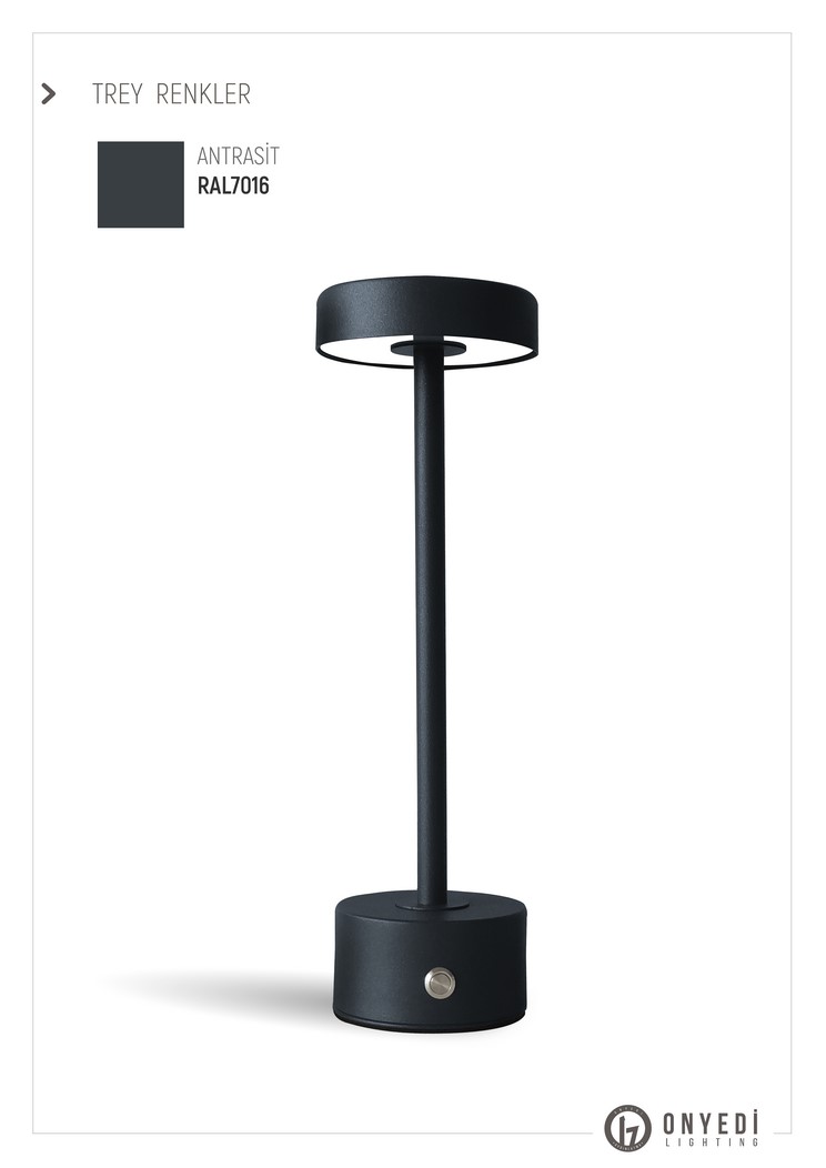 Trey Kablosuz Şarjlı Masa Lambası21